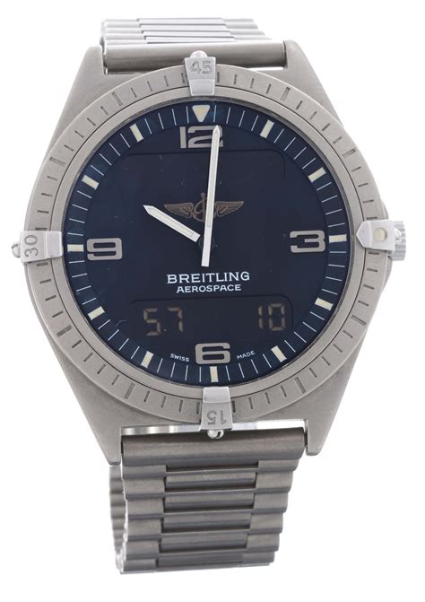 breitling digital titanium name|Breitling aerospace titanium.